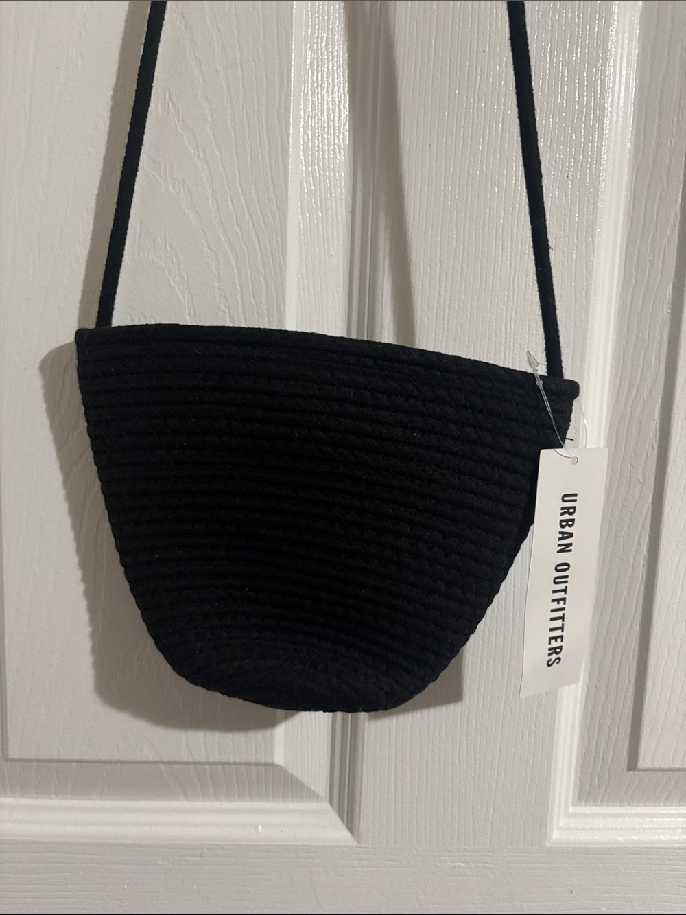 Urban Outfitters Black Rope Crossbody Bag